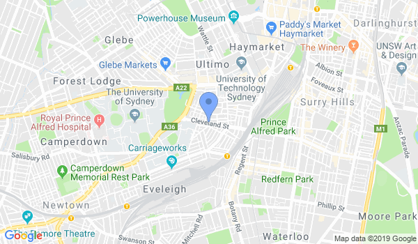 ABADA-Capoeira Australia location Map