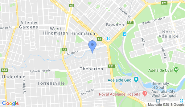 Adelaide Kali / Silat Club location Map