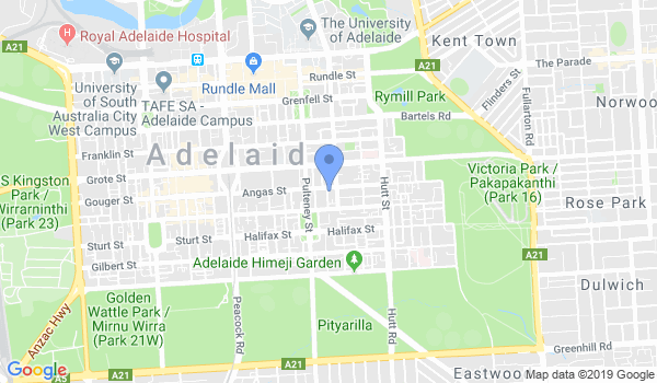 Adelaide Taekwondo Academy location Map