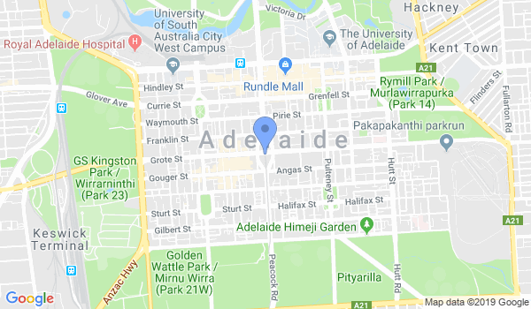 Adelaide Uni Karate Club location Map