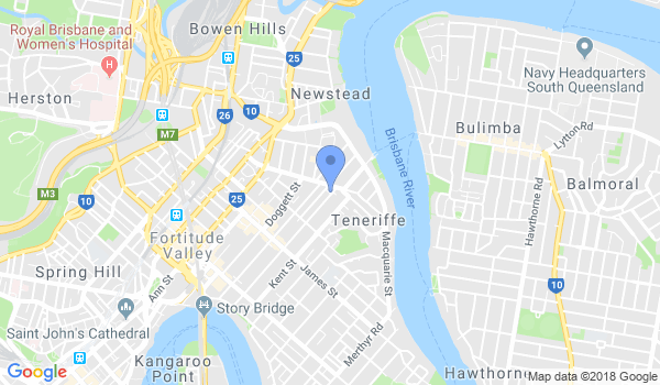 Aikido Brisbane Aiki-Kai location Map