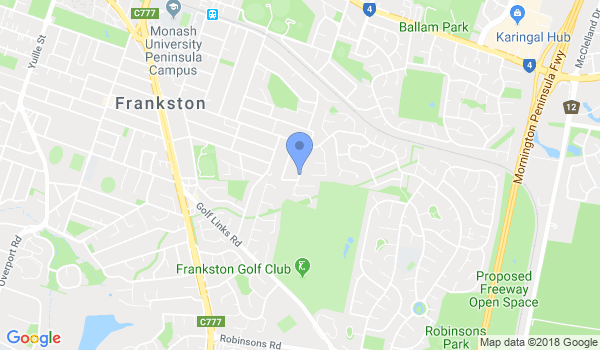 Iwama Shinshin Aiki Shuren Kai Frankston location Map