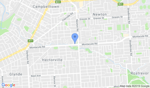 Aikido - SA Aikikai Campbelltown Dojo location Map