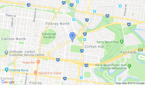 Aikido Victoria location Map