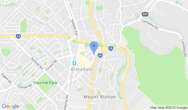 Armadale Taekwondo Martial Arts location Map