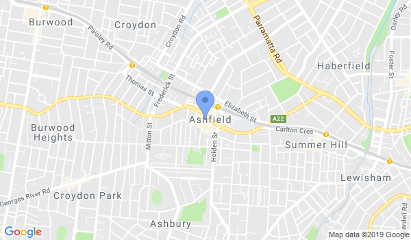 Karate Academy Ashfield location Map