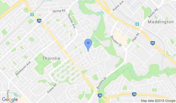 Australian Budokan Karate location Map