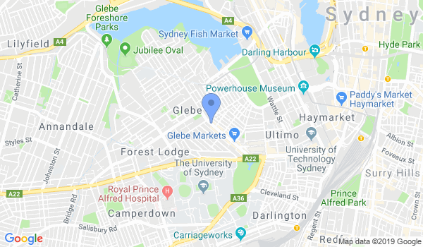 Australian Kung Fu Federation location Map