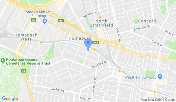 Australian Kung Fu Federation location Map