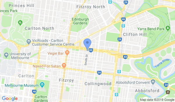 Australian Kung Fu & Tai Chi Academy location Map