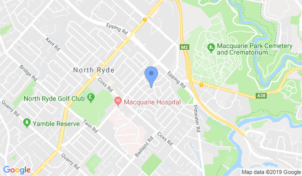 Australia's Youth Self Defence Karate North Ryde location Map