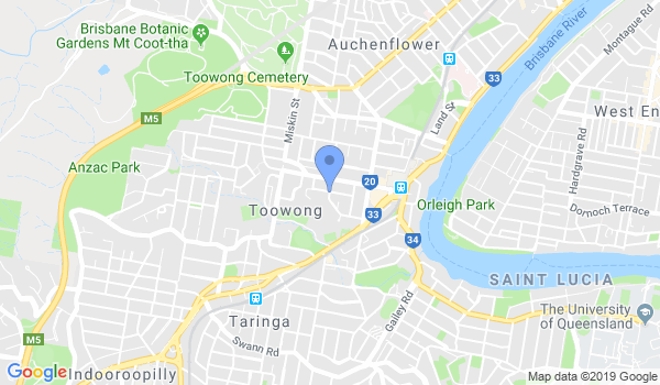 Bai Rui Taekwon-Do - Toowong location Map