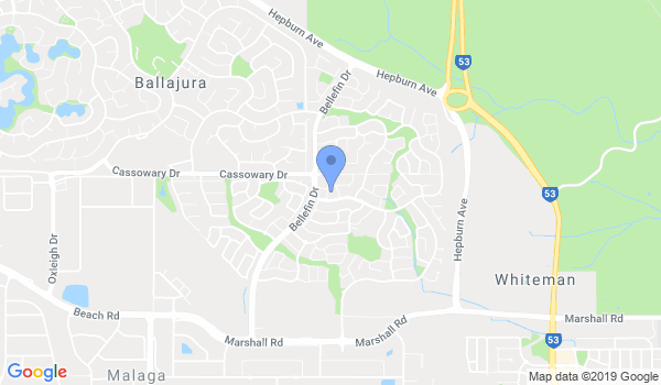 Ballajura Taekwondo Martial Arts location Map