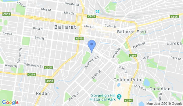 Ballarat Karate Club Est 1965 location Map