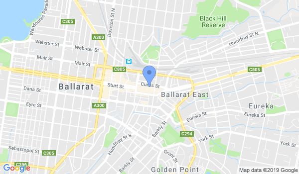 Ballarat Martial Arts Centre location Map