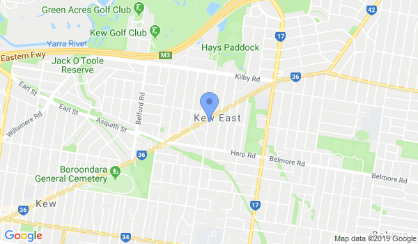 Balwyn Judo Club location Map