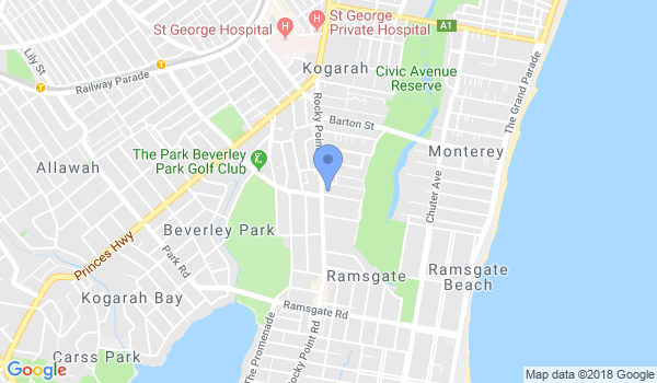 Barbarian Jiu Jitsu Club location Map