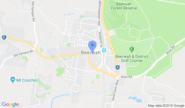 Beerwah Karate location Map