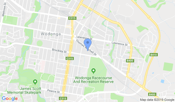 Border Karate School location Map