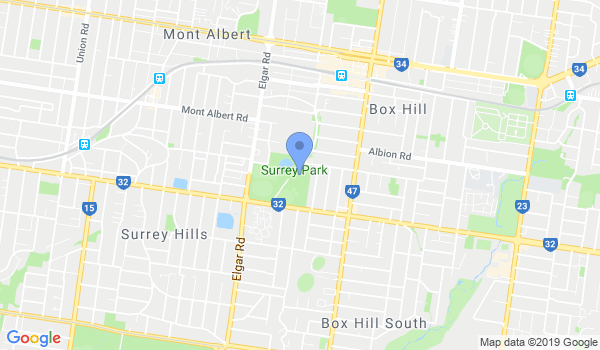 Box Hill Jiu Jitsu location Map