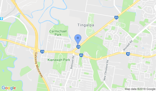 Brisbane Bayside Krav Maga location Map