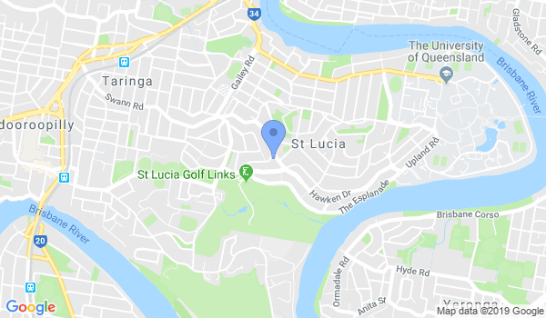 Brisbane Karate location Map