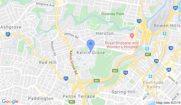 Brisbane Krav Maga location Map