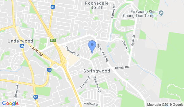 Brisbane Kungfu location Map