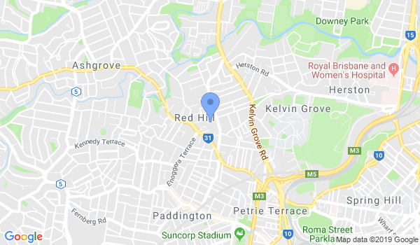 Brisbane Taekwondo Centre location Map