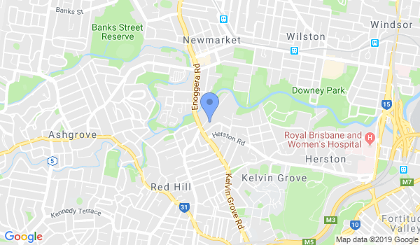 Brisbane Taekwondo Centre location Map