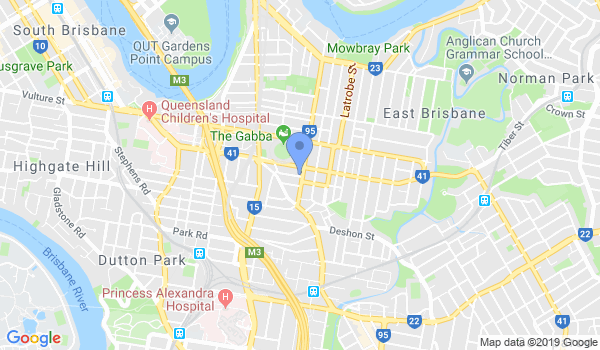 Bujinkan Academy Brisbane location Map