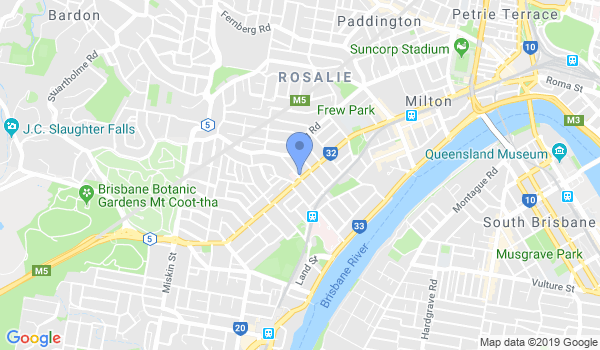 Bujinkan Dojo Brisbane location Map