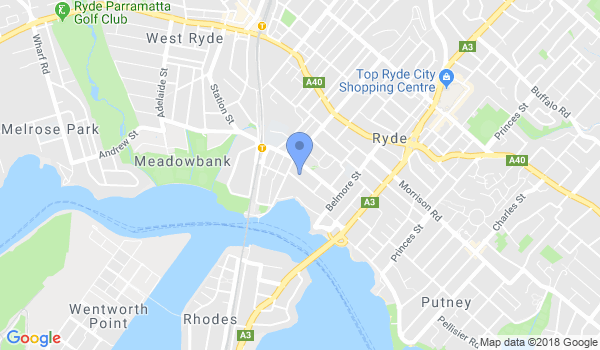 Bujinkan Sydney Metro Dojos location Map