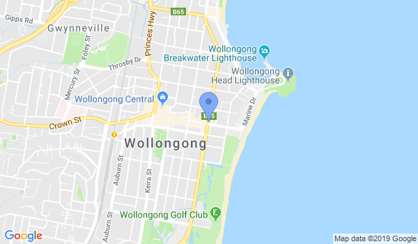 Bujinkan Wollongong location Map
