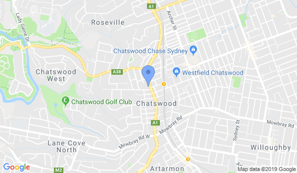 Bujinkan Chatswood Dojo - Japanese Warrior Arts location Map