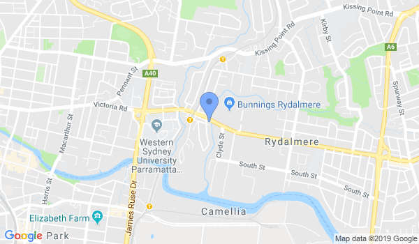 Bulldog MMA Parramatta location Map