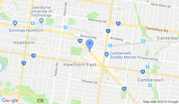 Camberwell Kendo Club location Map