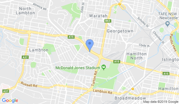 Capoeira Newcastle Aruanda location Map