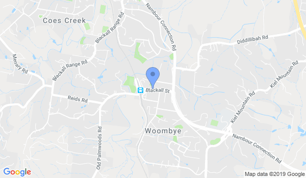 Cheah Taekwondo - Woombye Palmwoods Nambour - Sunshine Coast location Map