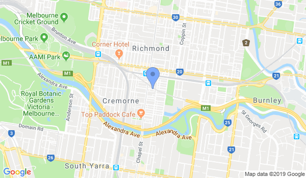 Combat Martial Arts Fitness location Map