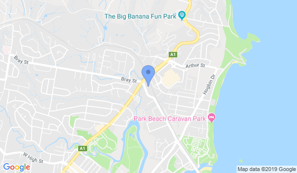 Combined Self-Defence & Fitness location Map