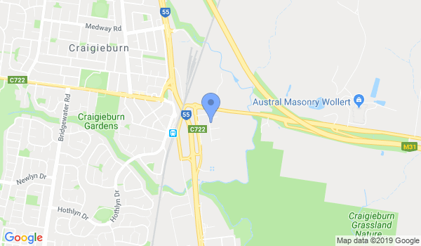 Craigieburn Martial Arts Centre location Map