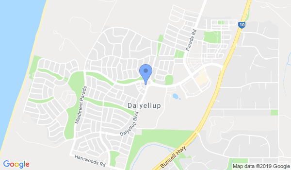 Dalyellup Taekwondo Central location Map
