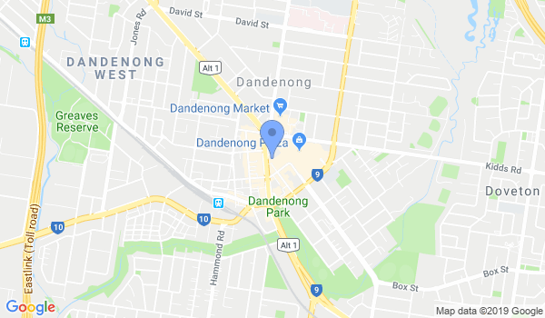 Dandenong Wing Chun location Map