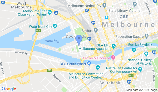 Docklands Brazilian Jiu Jitsu (BJJ) location Map