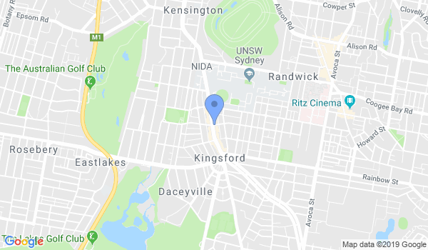 Double Dragon Shotokan Kingsford location Map