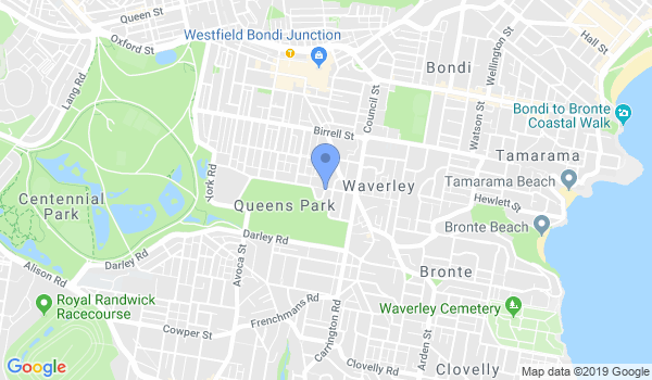 Eastern Suburbs Aikido Dojo location Map