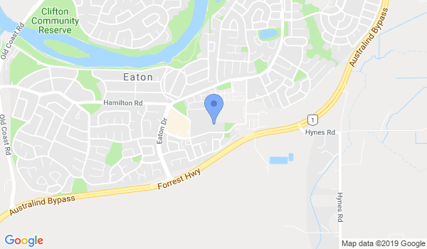 Eaton Taekwondo Central location Map
