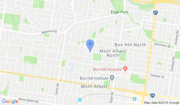 Evolution Martial Arts - Melbourne location Map