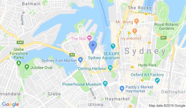 F45 Training Pyrmont location Map